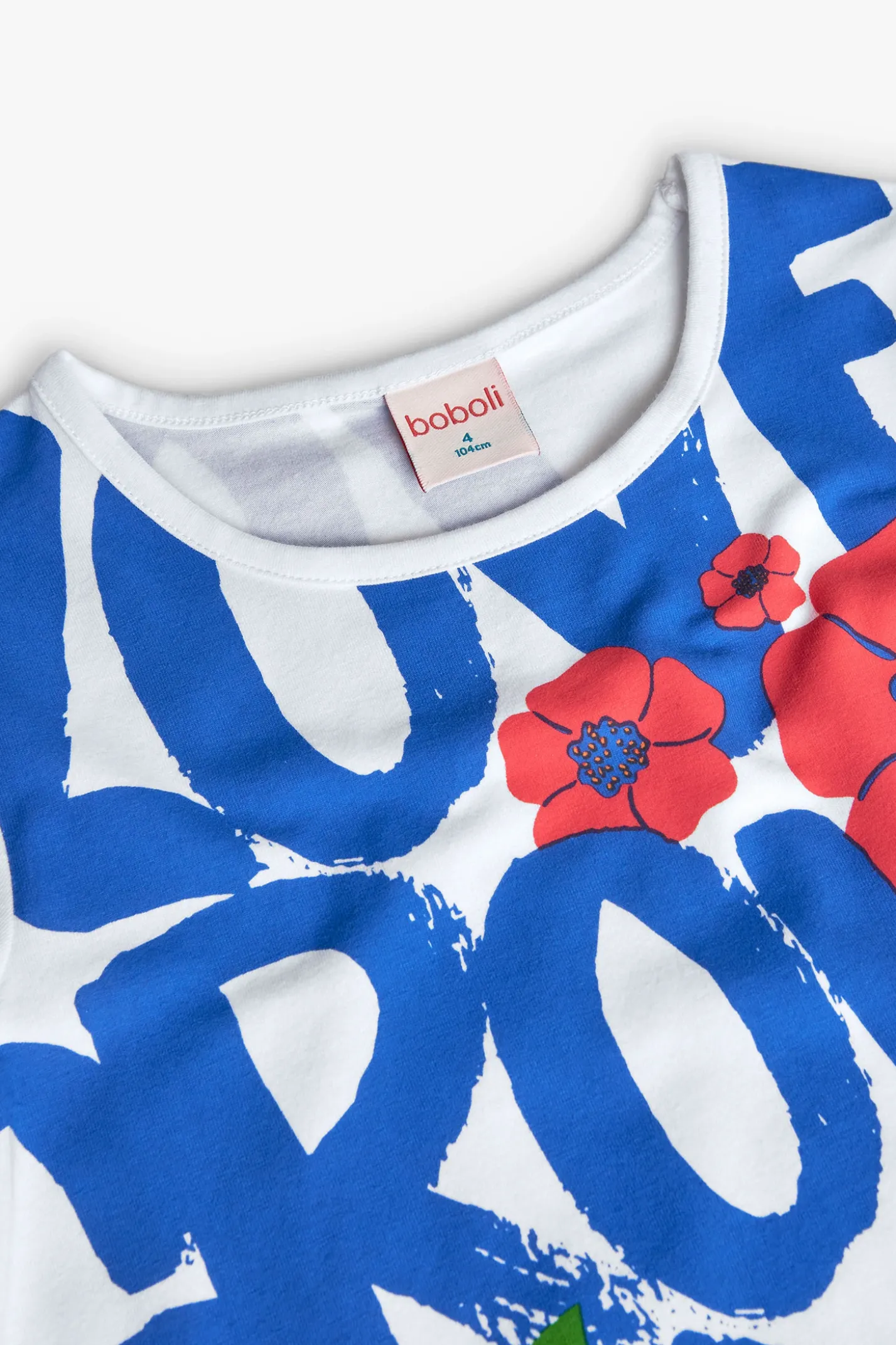 Abito in maglia elasticizzata per bambina di colore bianco