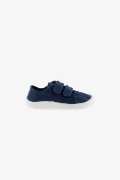 Basket Bosco barefoot in tela blu navy