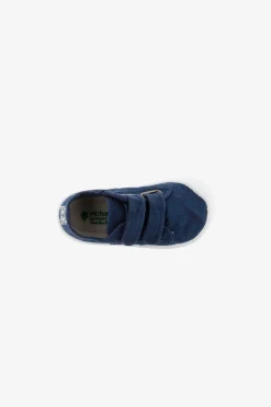 Basket Bosco barefoot in tela blu navy