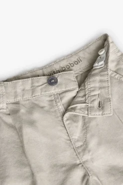 Bermuda di lino per bambino in colore beige
