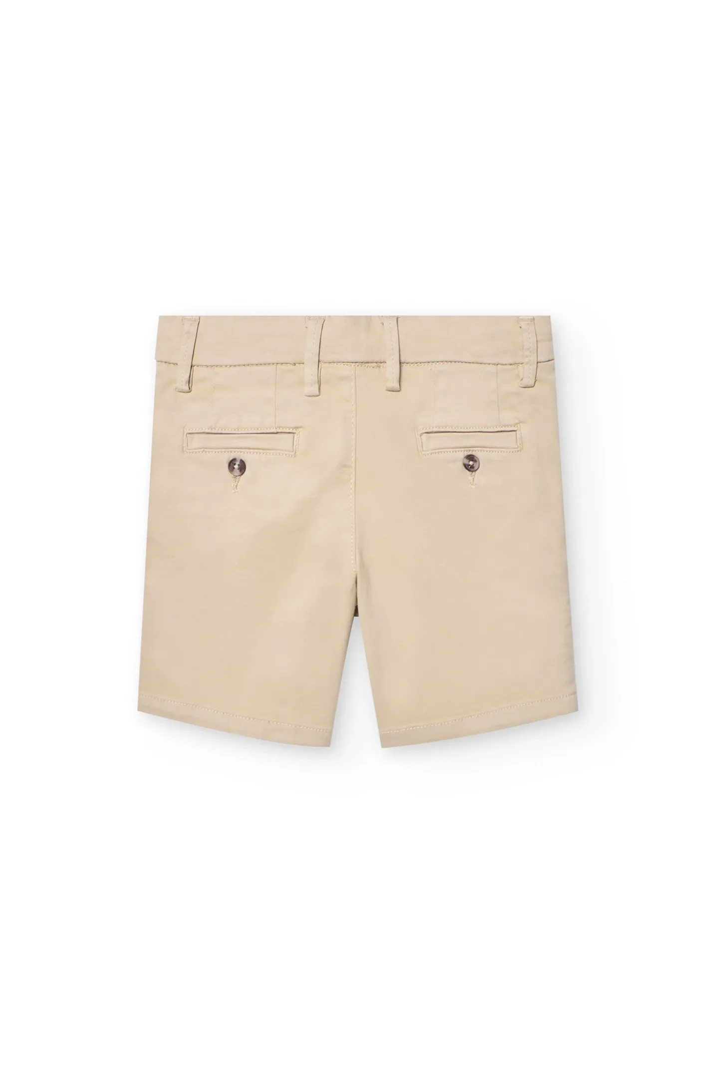 Bermuda di raso per bambino in colore beige