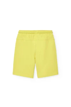Bermuda in felpa per bambino in verde