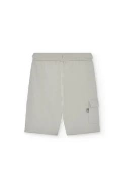 Bermuda in felpa per bambino di colore beige