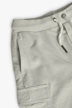 Bermuda in felpa per bambino di colore beige