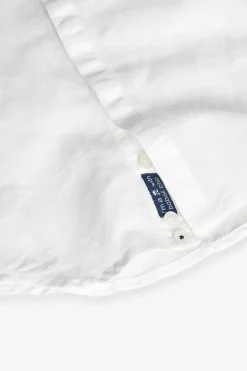 Camicia di lino per bambino in bianco con papillon