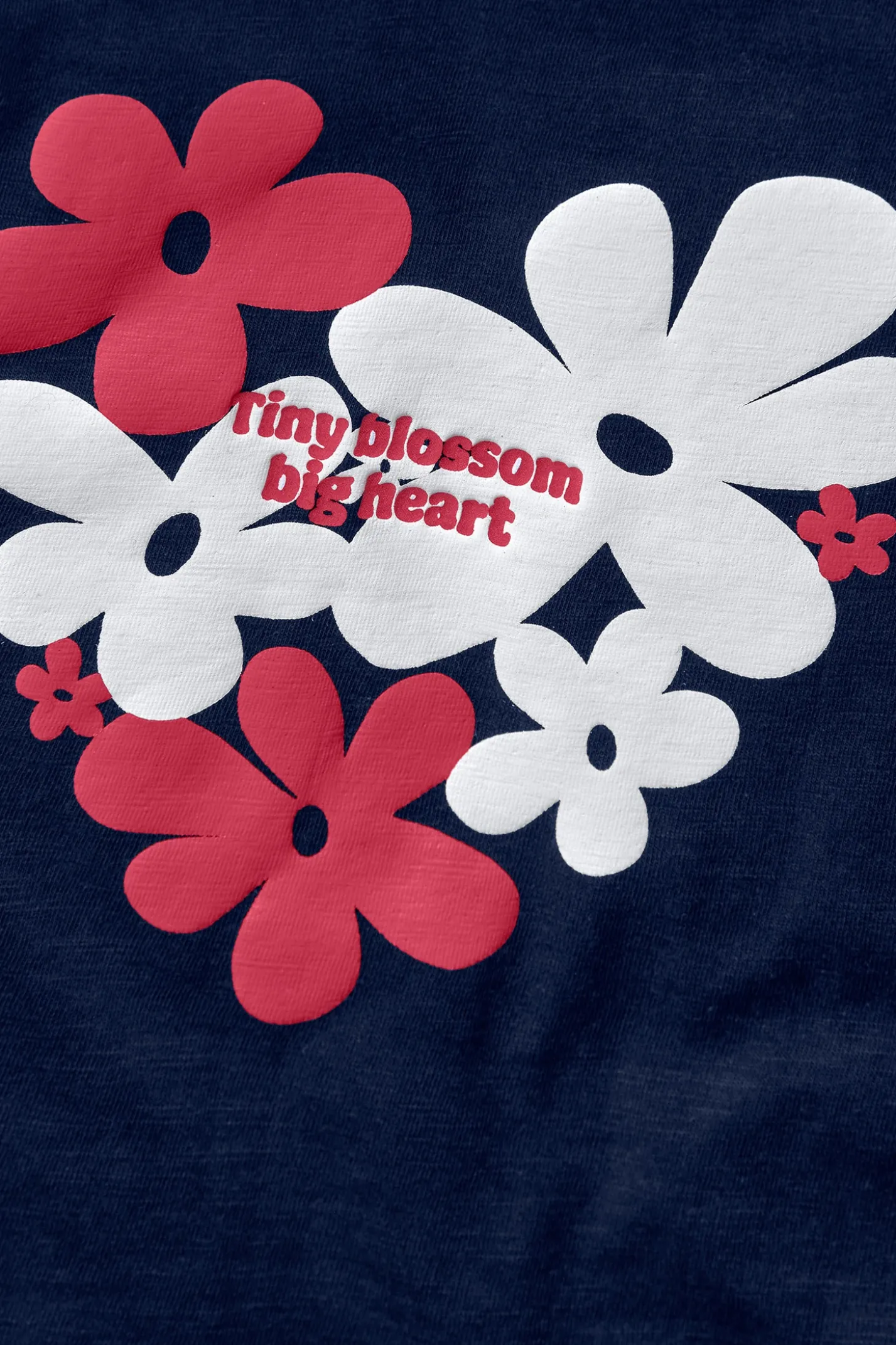 Canottiera a maglia per bambina in blu navy.