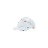 Cappellino di popeline per bambino con stampa a quadri