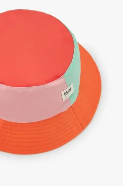 Cappello in twill color salmone