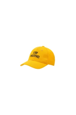 Cappello in twill giallo