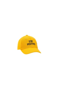 Cappello in twill giallo