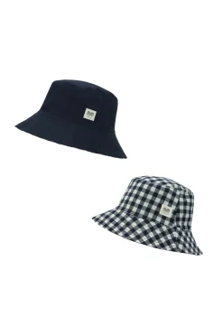 Cappello reversibile a scacchi
