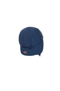 Cappello tecnico lavorato a maglia per bambino in blu navy