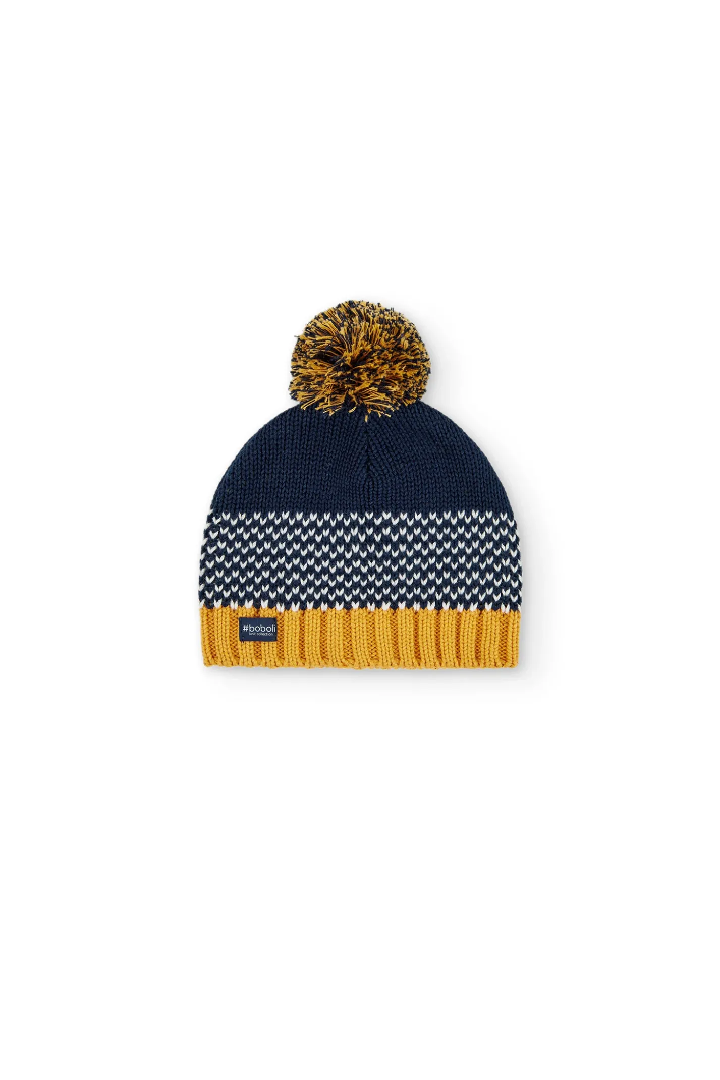 Cappello tricotosa jacquard per ragazzo