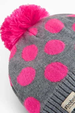Cappello tricotosa pois per ragazza