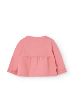 Cardigan per neonata di colore rosa