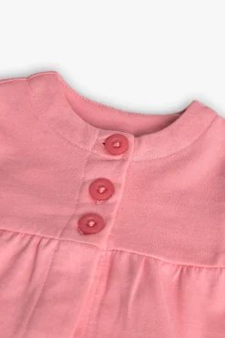 Cardigan per neonata di colore rosa