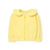 Cardigan per neonata in colore giallo