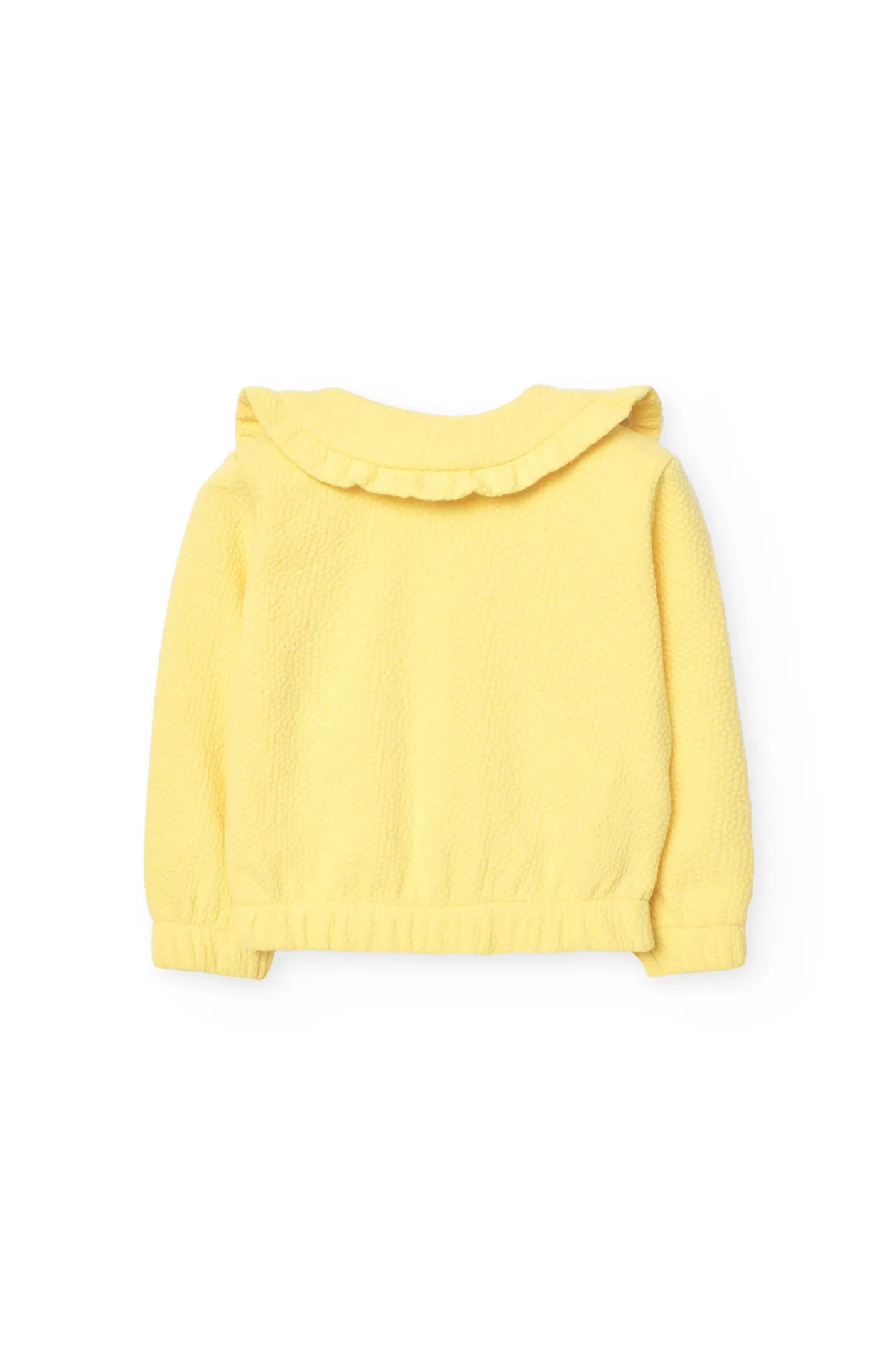 Cardigan per neonata in colore giallo