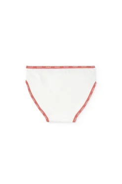 Confezione da 3 mutandine in maglia per bambina di colore rosa