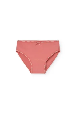 Confezione da 3 mutandine in maglia per bambina di colore rosa