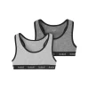 Confezione di 2 top per bambina in grigio