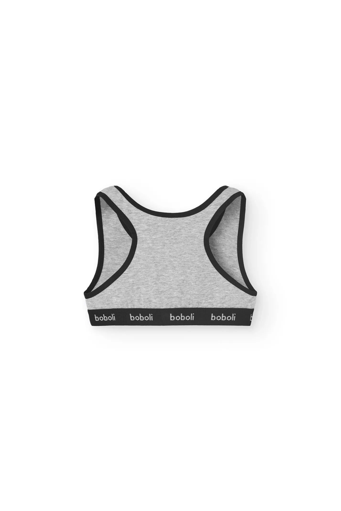 Confezione di 2 top per bambina in grigio