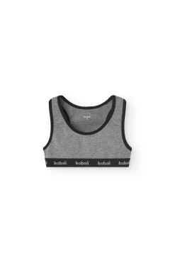 Confezione di 2 top per bambina in grigio