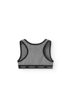 Confezione di 2 top per bambina in grigio