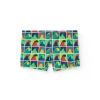 Costume da bagno in maglia per bambino con stampa in colore verde