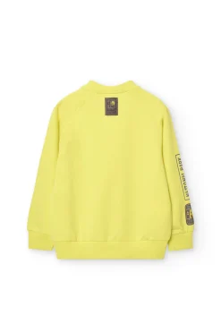 Felpa per bambino in colore verde