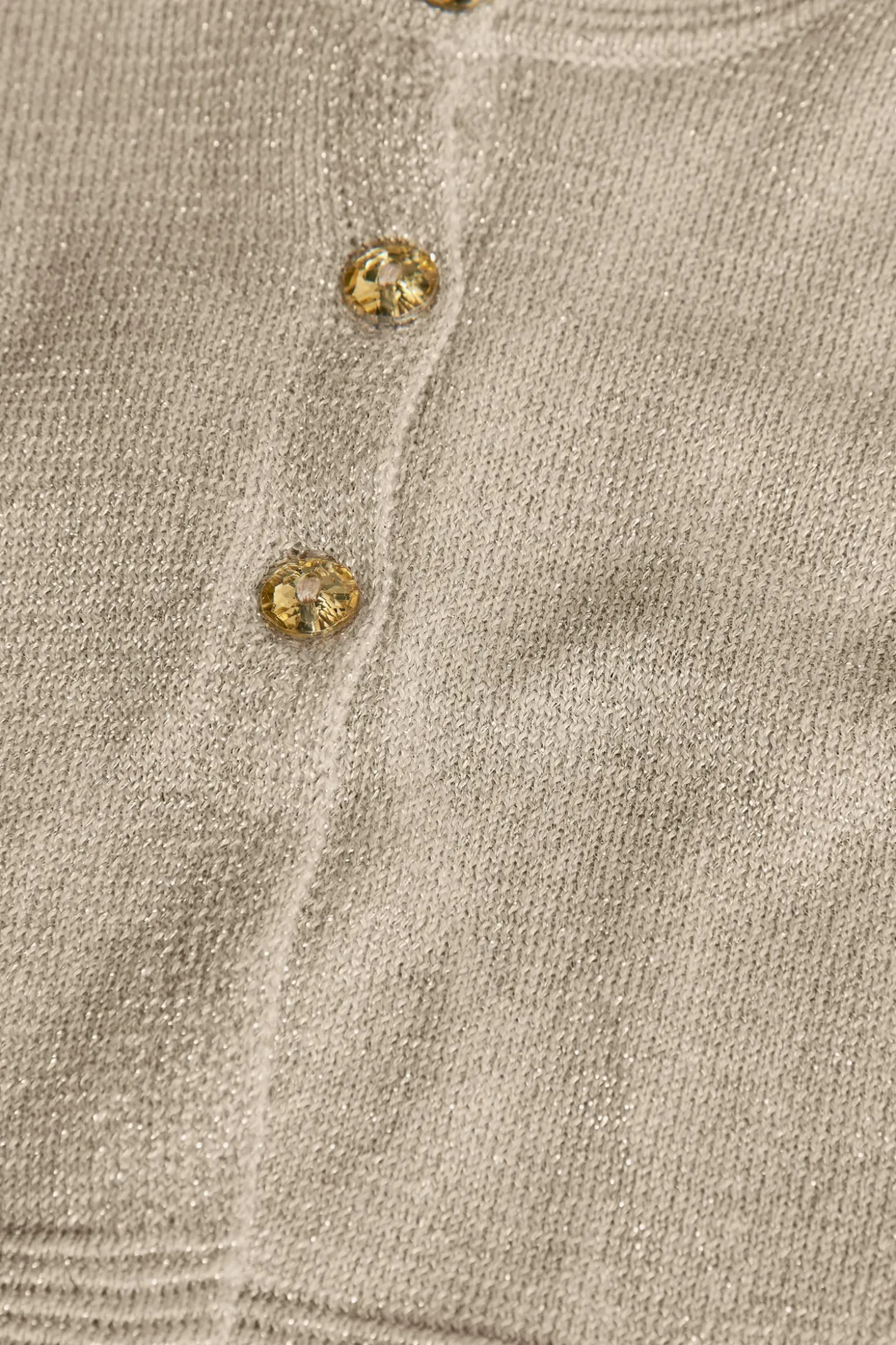 Giacca a maglia per neonata in colore beige