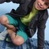 Giacca di jeans a maglia per bambino in colore grigio