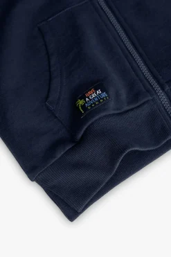 Giacca in felpa per bambino di colore blu navy