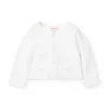 Giacca in maglia per neonato di colore bianco