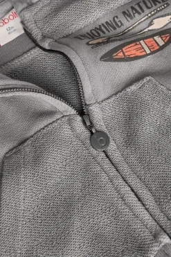 Giacca in pile per bambino in grigio scuro