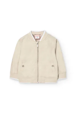 Giubbino di lino per bambino in colore beige