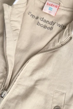 Giubbino di lino per bambino in colore beige