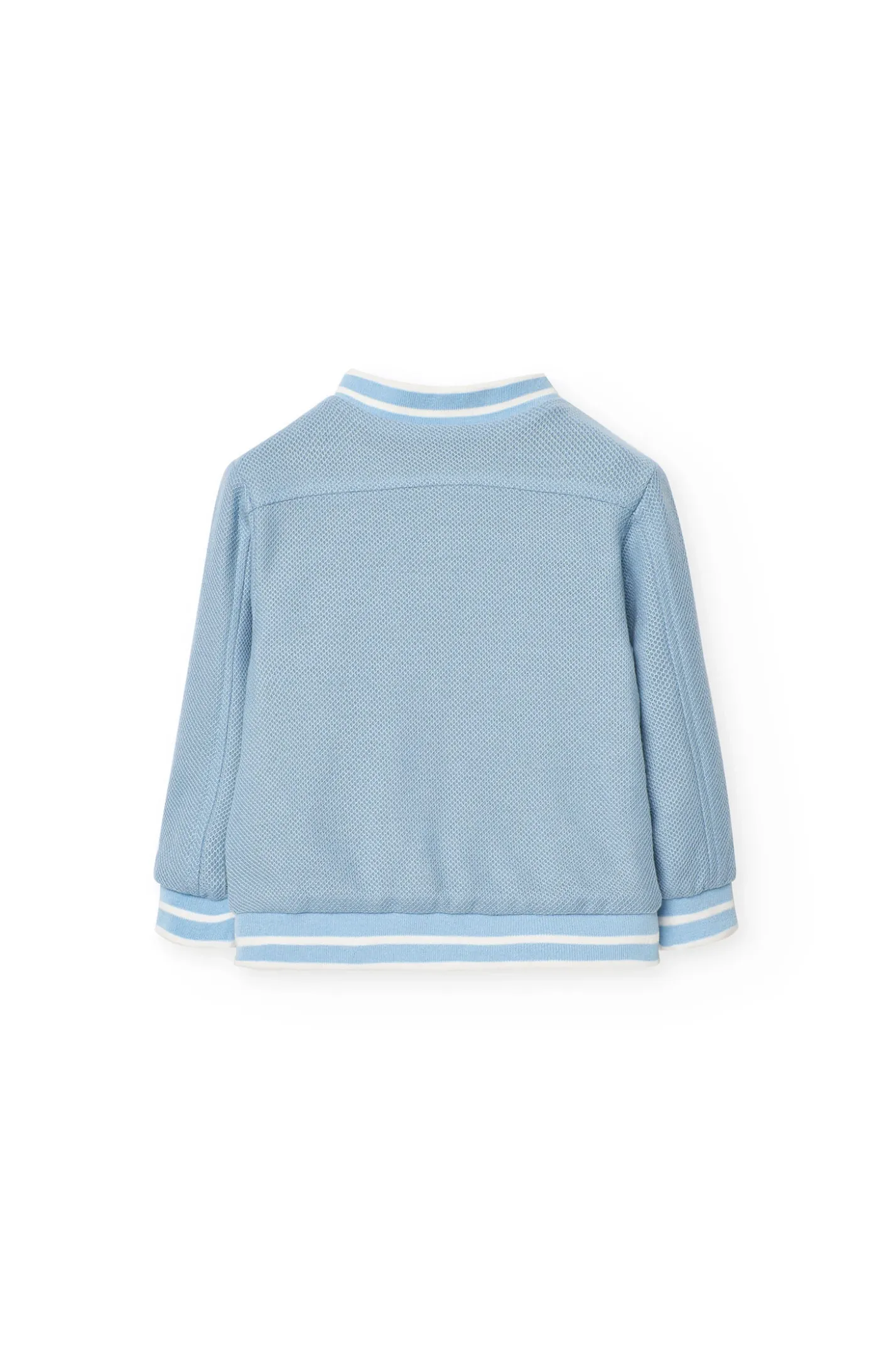 Giubbotto reversibile per bambino color blu navy.