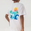 Maglietta a maglia per bambino di colore bianco