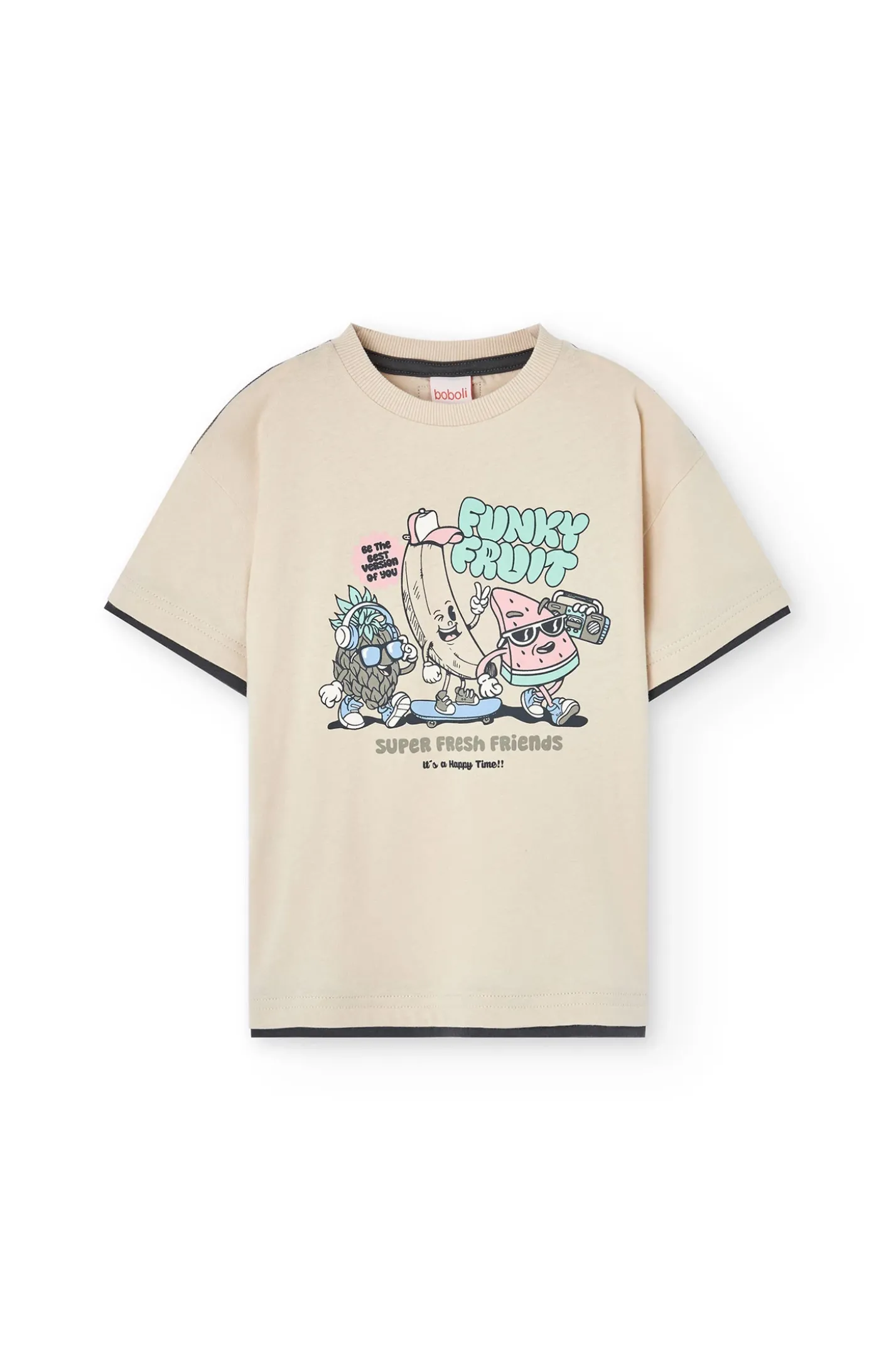 Maglietta a maglia per bambino in colore grezzo