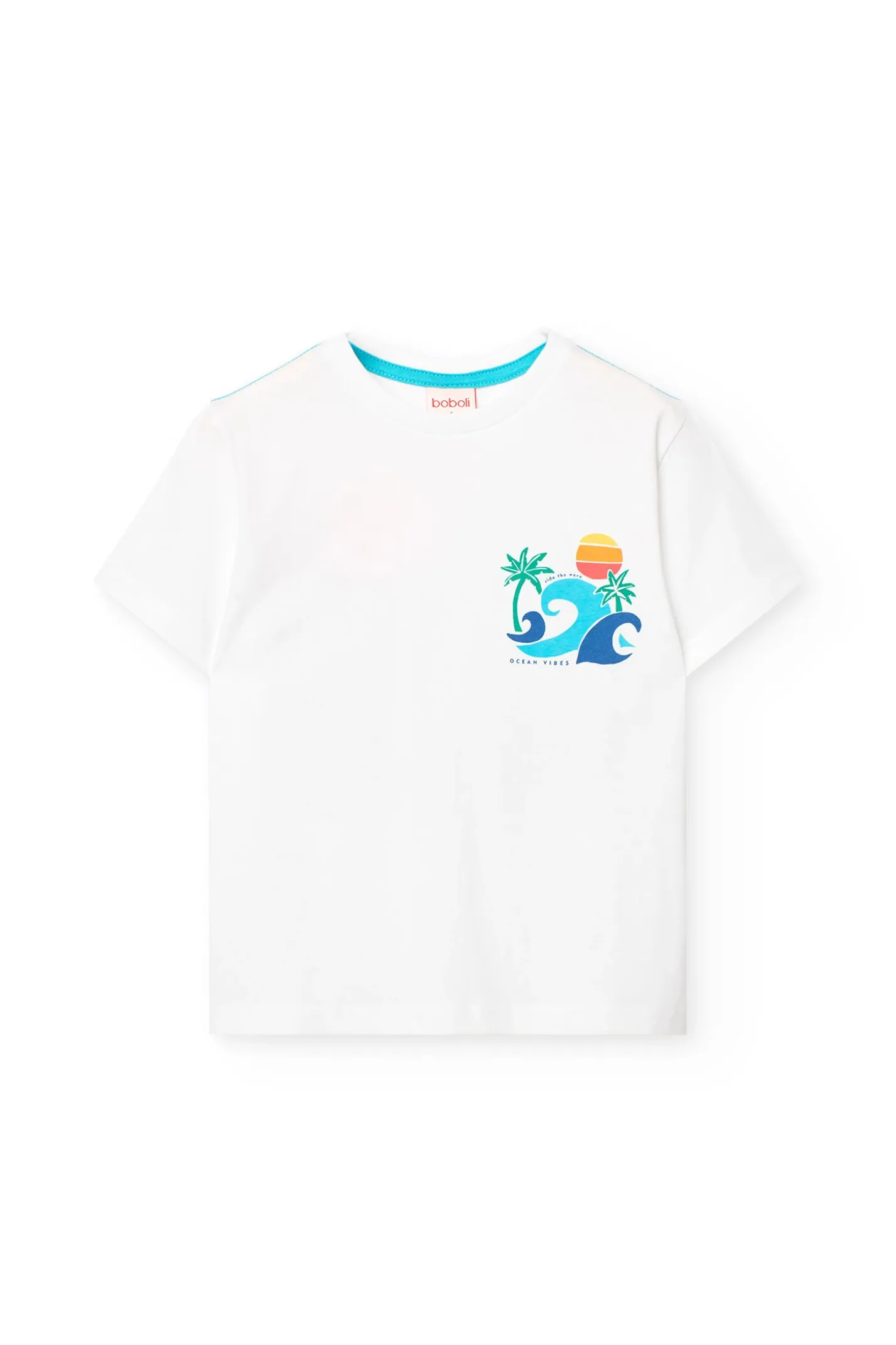 Maglietta a maglia per bambino di colore bianco