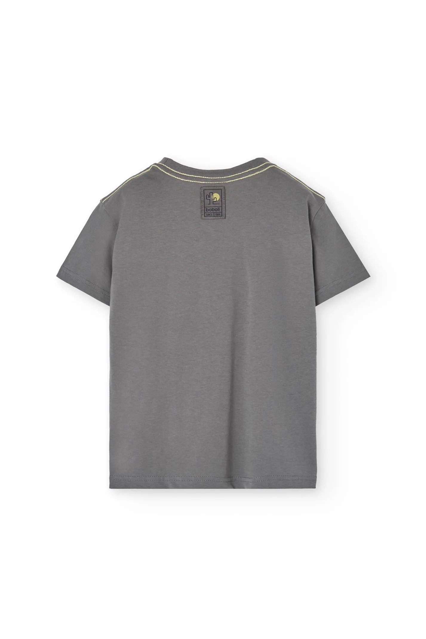 Maglietta a maglia per bambino in colore grigio scuro