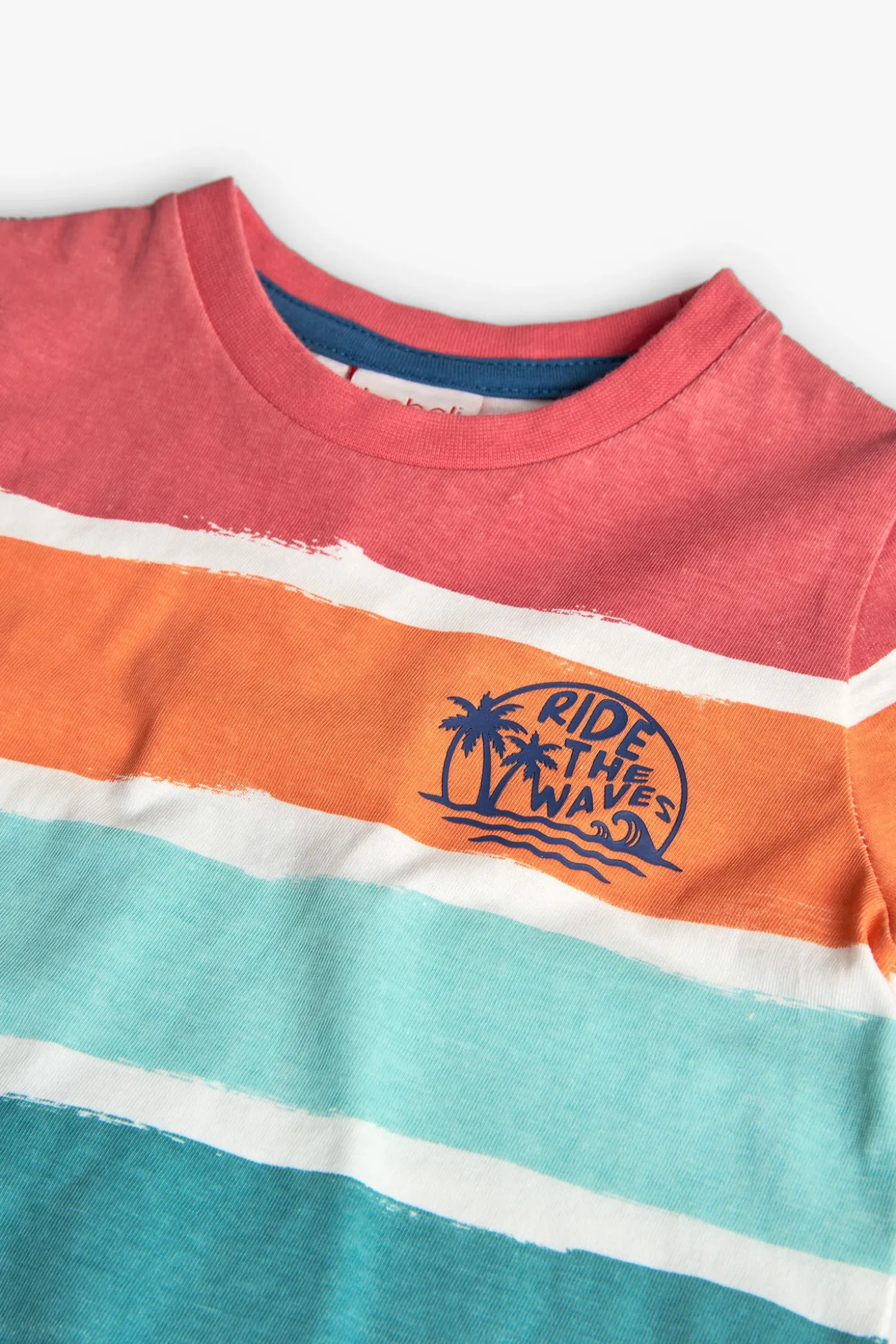 Maglietta a maglia per bambino con stampa multicolore