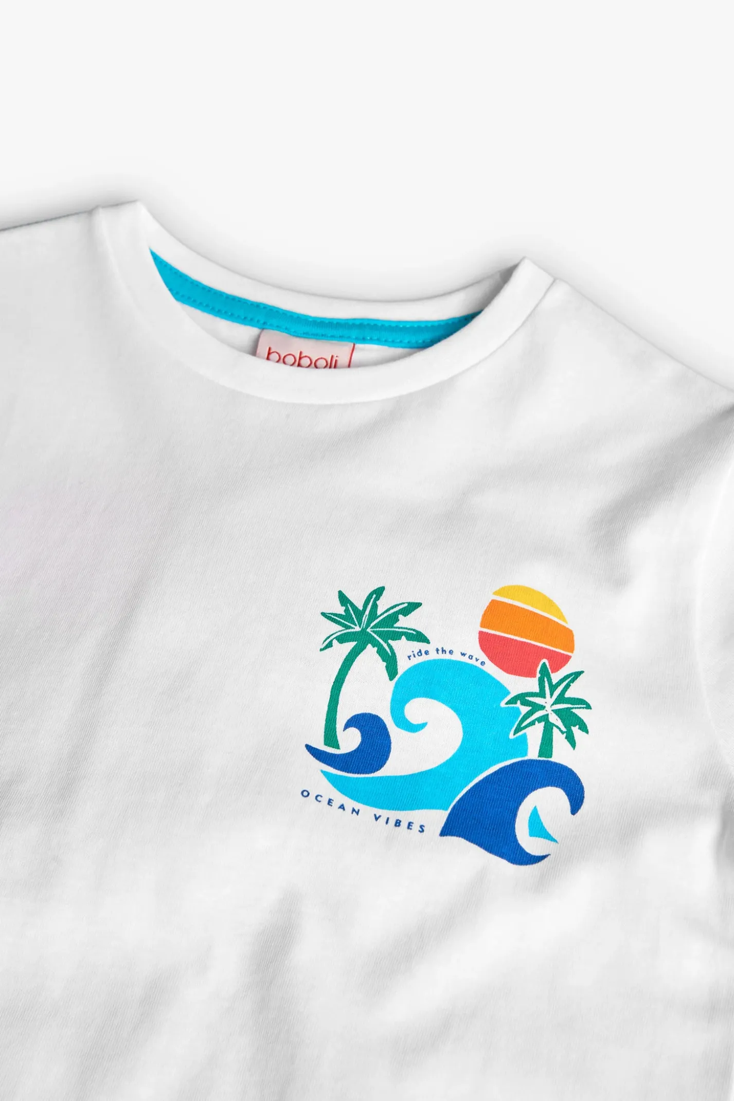 Maglietta a maglia per bambino di colore bianco