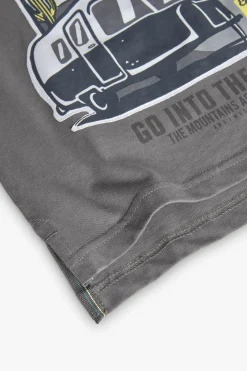 Maglietta a maglia per bambino in grigio