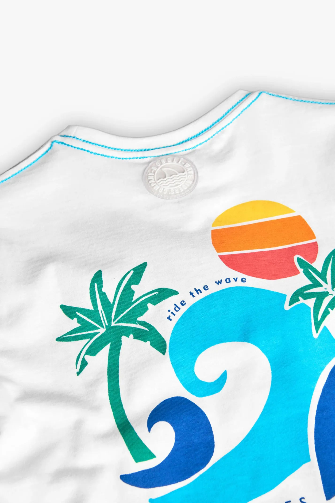 Maglietta a maglia per bambino di colore bianco