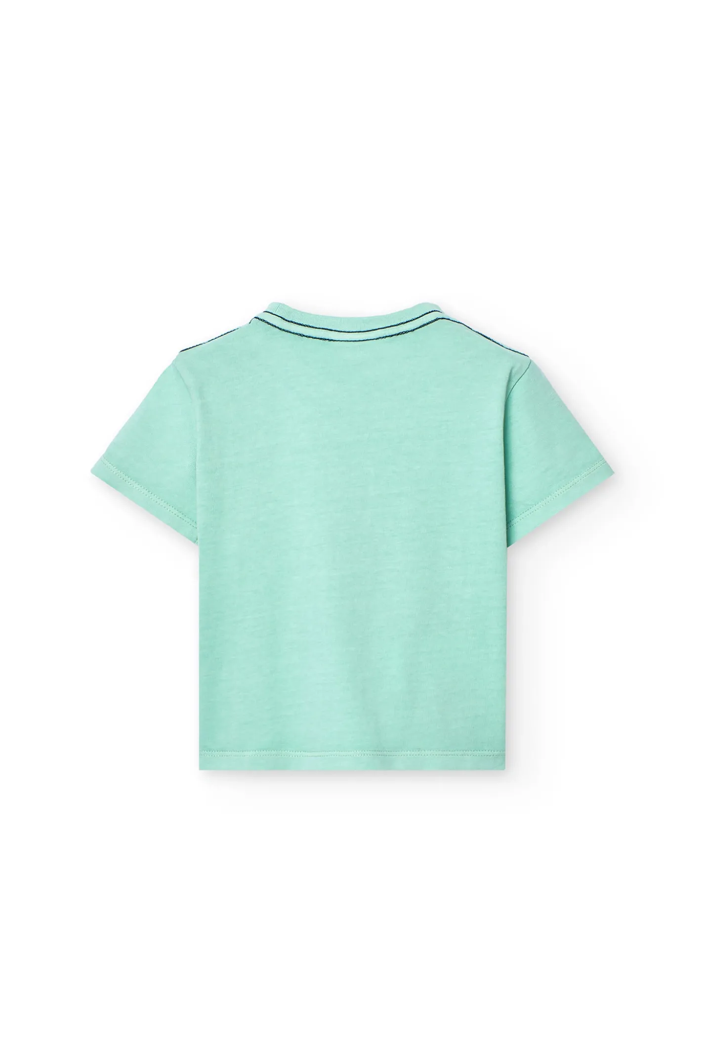 Maglietta a maglia per neonato in verde