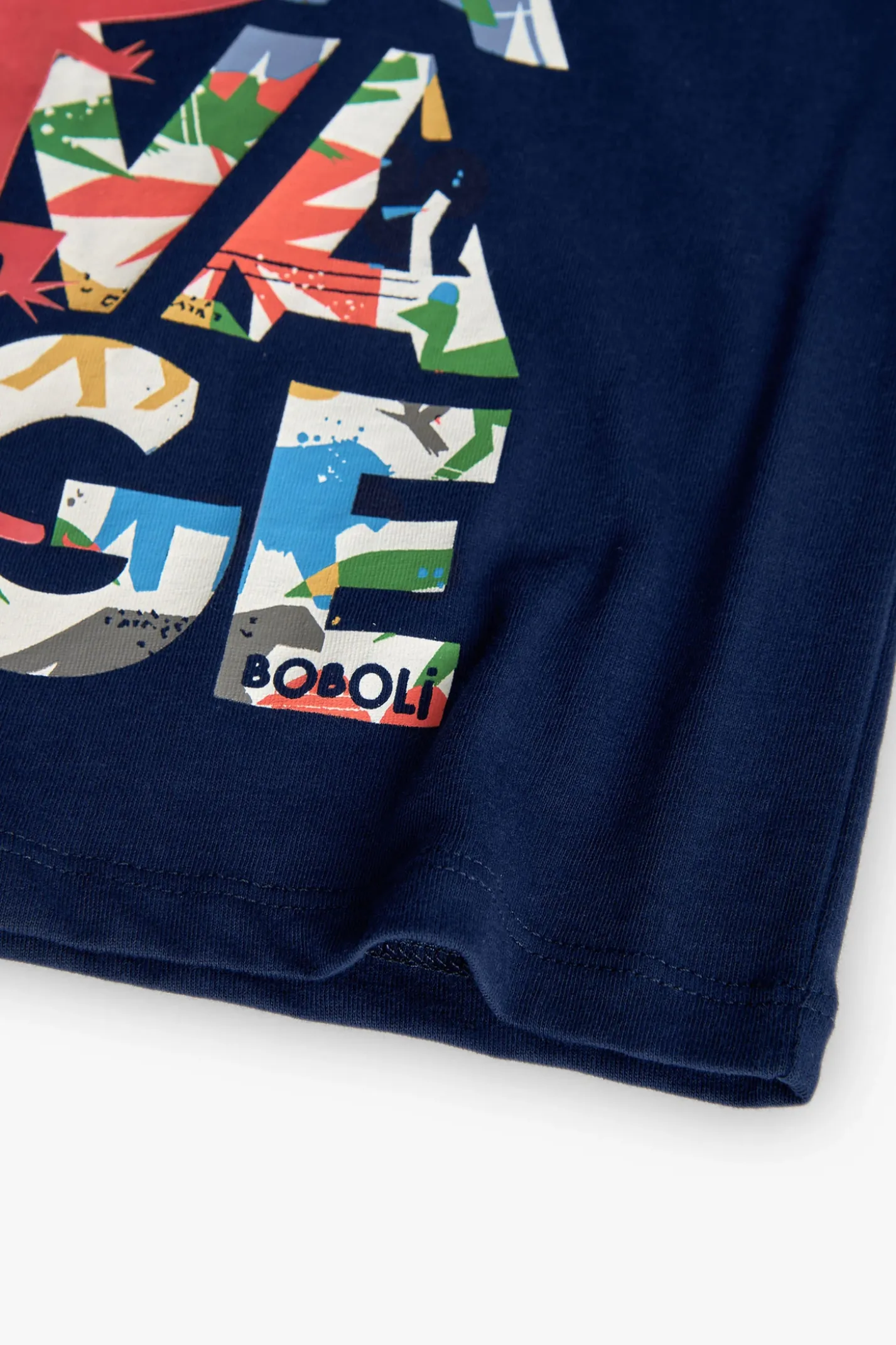 Maglietta a maglia per neonato in blu marino