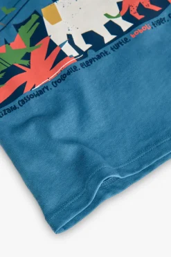Maglietta a maglia per neonato in blu