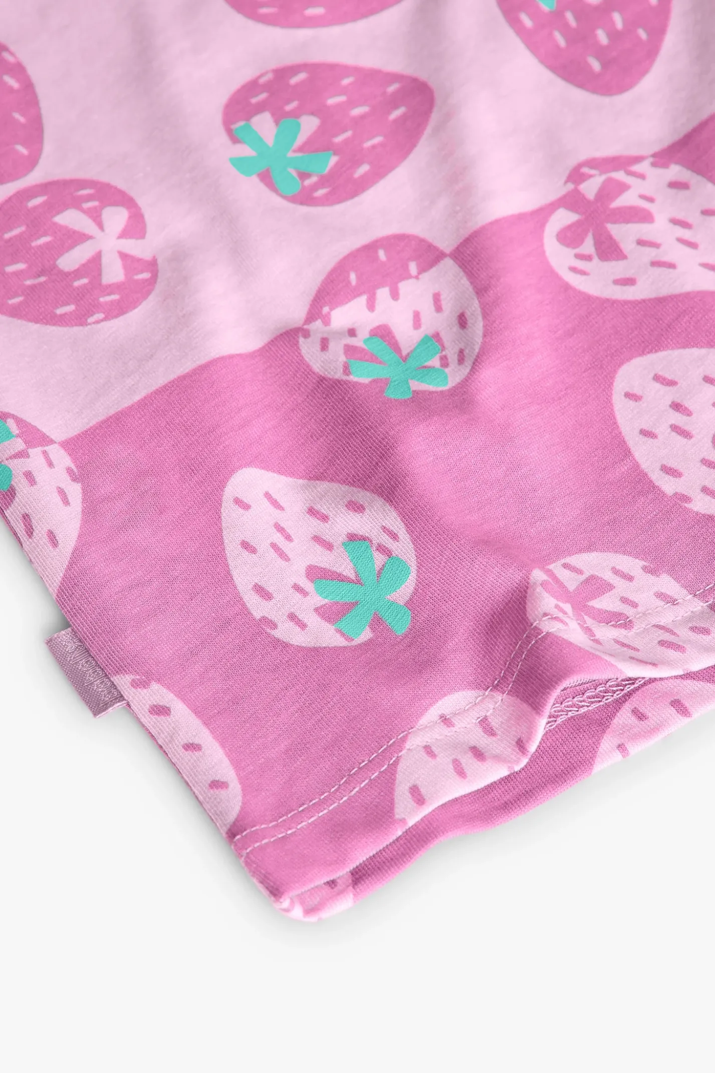 Maglietta basica in maglia per neonata in colore rosa